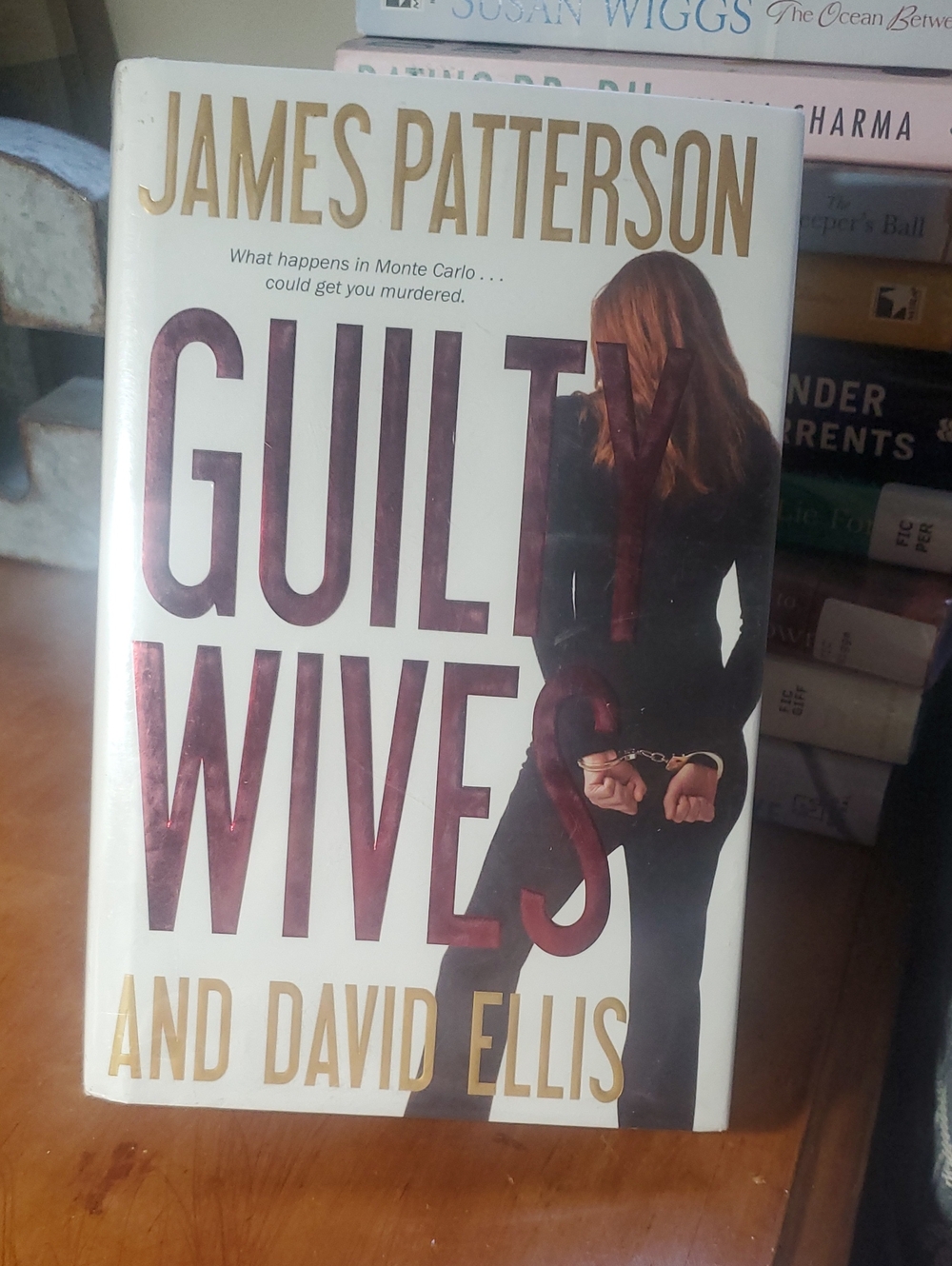 Guilty Wives by James Patterson & David Ellis - White Cover with Maroon Title